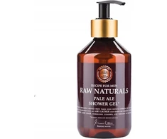 Raw Naturals Pale Ale 100% vegan Gaivinantis ir vyriškas Valomasis Dušo želė Kūnas ir Plaukai Visų tipų odai, 300 ml