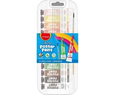 Pbs Connect Keyroad plakatų dažai 12x12ml, teptukas dovanų, dėžutėje