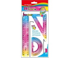 Rainbow Deco geometrinis rinkinys 3el - Keyroad