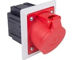 PCE Mazgas su 16A 5P 400V / 80x97 / raudona IP44 TWIST 415- 6pkr