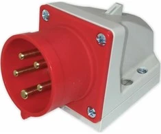 PCE PCE Fiksuotas imtuvo maitinimo kištukas IP44 16A 5P 400V 515-6