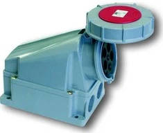 Elteco PCE „Power Twist“ fiksuotas lizdas 63A 400V 3P+N+Z be droselio