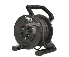 PCE būgno minkštiklis XREEL 40m H05RR-F 3x2.5 IP20 4xGS 230V