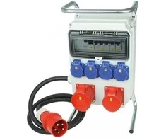 PCE 9012605W Stacionarus skirstomasis skydas HEL 1x32A/4P+1x16A/4P+4x16AGS230V 9012605W
