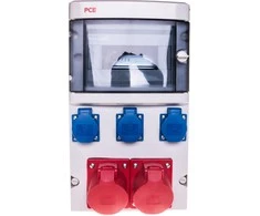 PCE 9016505W Stacionarus skirstomasis skydas STAR 2x32A/5P 3x2P+Z 9016505W