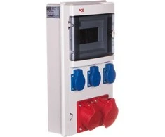 PCE Statybinis skirstomasis skydas LULIN 9mod, be 3x220V, 16A / 5P 32A / 5P 9017506W - 9017506W