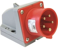 PCE imtuvo kištukas 32A 4P 400V raudona IP44 (524- 6)