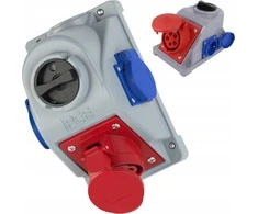 PCESP Combopol lizdų rinkinys 16A 400V 3P+Z+N 2x230V 960615421W Pce lenkų kalba