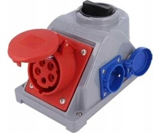 PCESP Combopol lizdų rinkinys 16A 400V 3P+Z+N 2x230V 960615421W Pce lenkų kalba