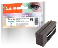 Tusz Peach Peach Patrone HP Nr.957XL juodas mit OEM Chip remanufactured