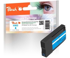 Peach Patrone HP Nr.963 3JA23AE žydra OEM rašalo lygio atstatymas atnaujintas