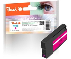 Peach Patrone HP Nr.963 3JA24AE rausvai raudona OEM rašalo lygio atstatymas restauruota