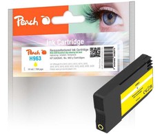 Peach Patrone HP Nr.963 3JA25AE geltona OEM rašalo lygio nustatymo iš naujo restauruota