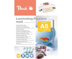 Peach Folie laminacyjne A5 (154x216mm), 125mic, matinė
