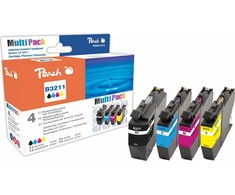 Peach Peach PI500-273 kasetė su rašalu 4 vnt. atitikmuo Juoda, Žydra, Purpurinė, Geltona