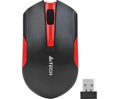 A4Tech A4TMYS46038 Pelė V-TRACK G3-200N-1 Juodas+Raudona belaidė