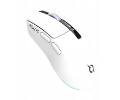 Pelė AQIRYS AQIRYS Myszka Dual Mode: Wirelles&amp;BT+su laidu M2 baltas