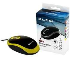 Optinė pelė BLOW MP-20 USB geltona