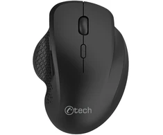 Pelė C-Tech C-TECH Myś WLM-14BK Dual mode wireless BT5.0 + 2,4GHz 1600DPI 6 tlačítek USB nano receiver juodas