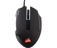 Corsair Scimitar RGB Elite Optinė MOBA/MMO žaidimų pelė, Juoda