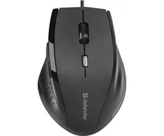 Pelė DEFENDER ACCURA MM-362 Juoda optinė 1600DPI 6P