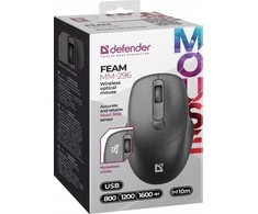 Pelė Defender Feam MM-296 juoda