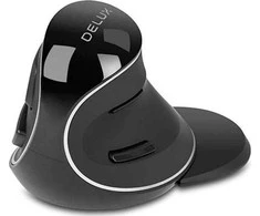 Delux belaidė vertikali pelė M618PD 2.4Ghz