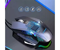 Pelė . FOREV PELĖ su laidu MECHANICZNA PODSWIETLANA GAMING FV-507