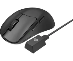 Pelė Myszka žaidimams Genesis Zircon 606 8k belaidė 26000 dpi optinė juoda