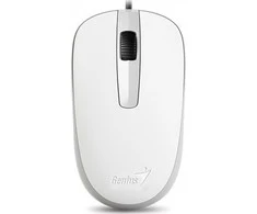KYE 31010105107 Genius optinė pelė su laidu DX-120, Baltas