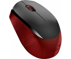 Pelės Genius Pelės NX-8000S, 1600DPI, 2.4 [GHz], optinis, III klasės, belaidis USB, juodas ir raudonas, AA