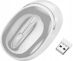 Belaidė pelė Hoco 2,4G 1600 dpi GM34 pilka baltas