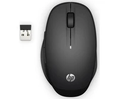 Hewlett Packard (HP) HP belaidė pelė X300 dvigubo režimo, juoda