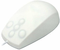 Pelė Inca Active Key Medical Baltas (AK-PMT2LB-US-W)
