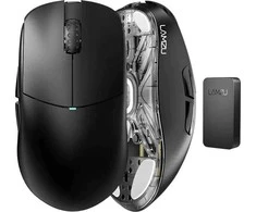 Lamzu Atlantis Mini 4K Juodas Belaidė žaidimų pelė juodos spalvos