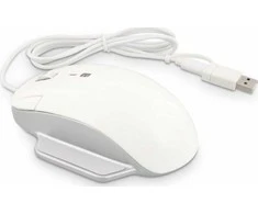 Pelė LMP LMP Elite Pro Pelė USB-C/ USB-A balta/sidabrinė