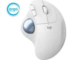 Logitech ERGO M575 Belaidė Trackball pelė, baltos spalvos