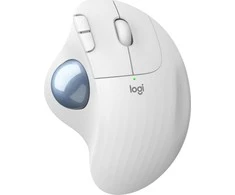 Pelė ergonominė Logitech M575, bevielis, Balta