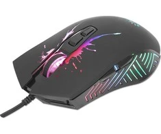 MANHATTAN RGB LED su laidu Optinė USB Pelė žaidimams