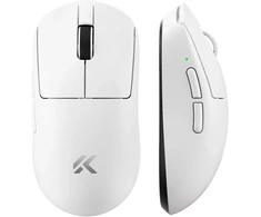 MCHOSE A7 V2 Ultra Wireless Baltas (Balta) Belaidė Žaidimų Pelė