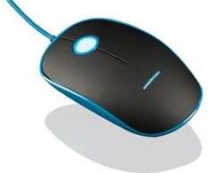 MODECOM MC-M111 juoda su laidu optinė pelė | 1600 DPI