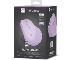 NATEC Crake 2 pelė Universal dešinei rankai RF belaidė + Bluetooth Optinė 2400 DPI