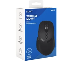 Savio MB-06 pelė Universal Ambidextrous Bluetooth 3800 DPI