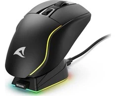 Sharkoon Pelė Shark SGM50W Optisch 6 mygtukai 6.400 DPI schw