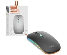 Pelė Somostel pelė komputerowa belaidė RGB LED juoda SMS-GM23