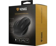 Yenkee Ergonomiška kairiarankė belaidė pelė, dviguba WL+BT baterija