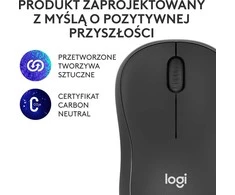 Belaidė pelė Logitech M240 Silent Bluetooth Mouse, grafito spalvos