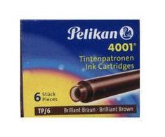 Pelikan Kapsulės TP/ 6 rudos