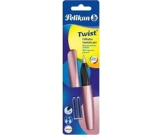 Pelikan Plunksnakotis TWIST P457M rožinis + 2kapsulės bls