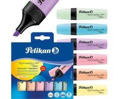 Pelikan Žymeklis 490 Pastell dėklas, 6 spalvos